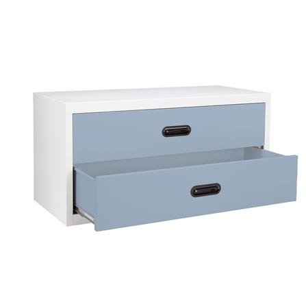 ตู้ลิ้นชักเหล็ก 2 ลิ้นชัก KIOSK USB-4 L/GR สีเทาอ่อน_2