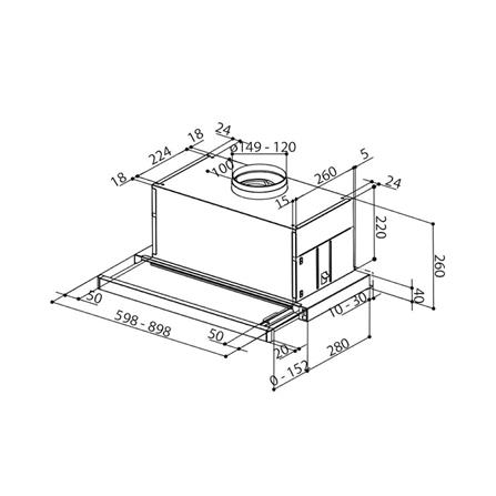 เครื่องดูดควันมาตรฐาน MEX SLIMTOUCH60 60 ซม._3