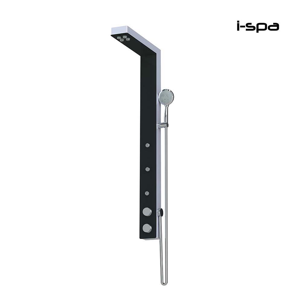 ชุดผนังอาบน้ำ I-SPA I-GEN-S-B02 สีดำ_1