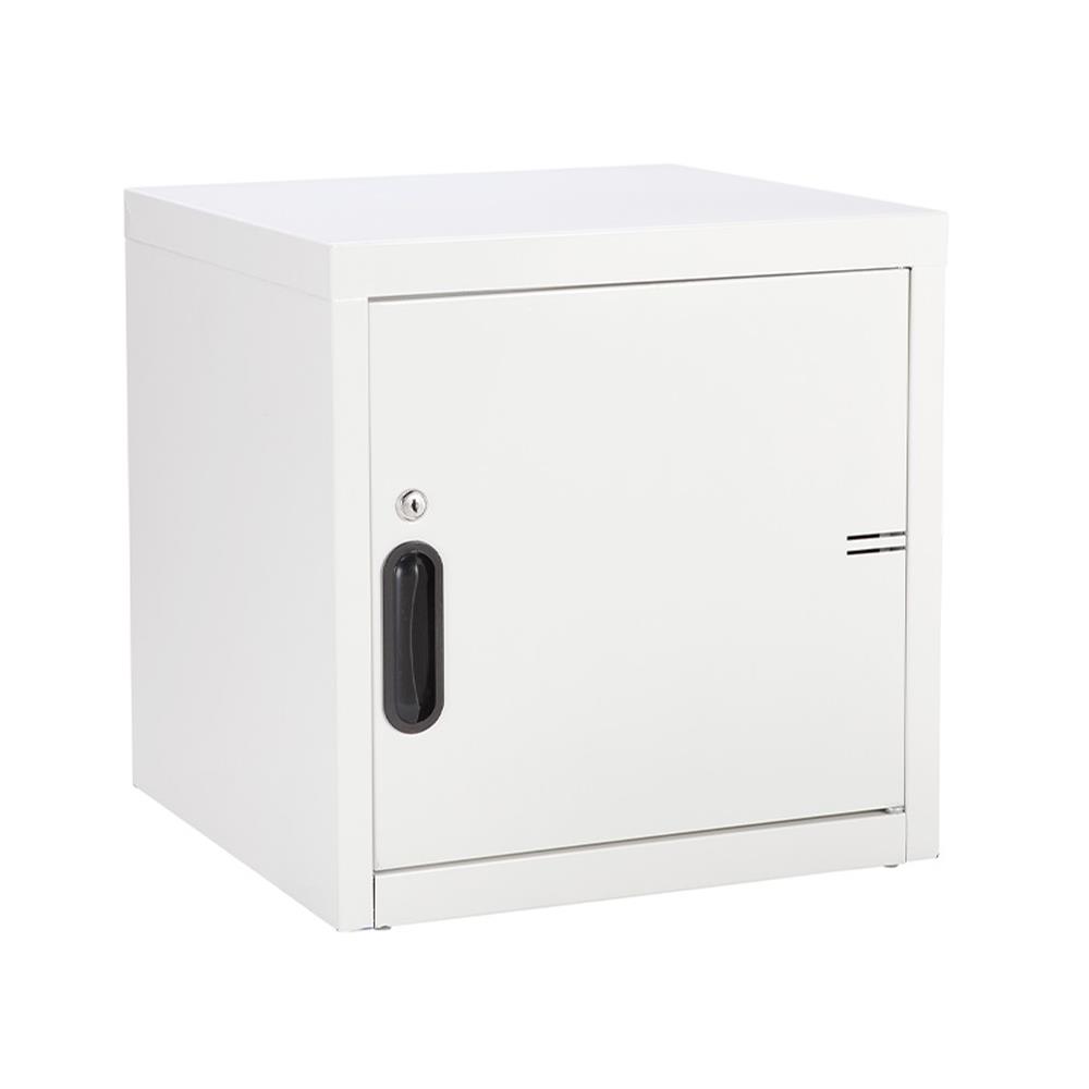 ตู้เหล็กบานเปิดทึบ KIOSK UNI-1 WHITE สีขาว