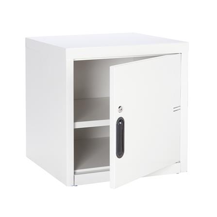 ตู้เหล็กบานเปิดทึบ KIOSK UNI-1 WHITE สีขาว_2