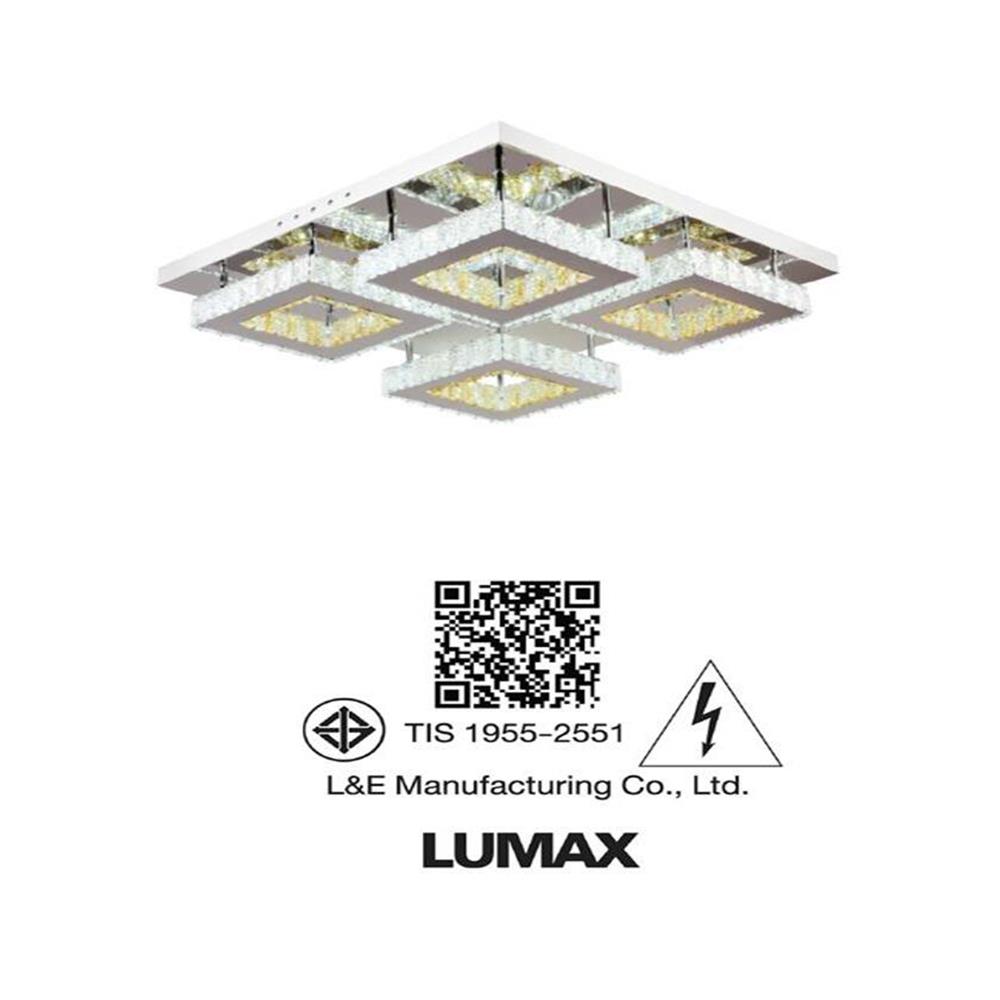 ไฟถาด LED LUMAX 01-A0205 64 วัตต์ DAYLIGHT/COOL WHITE/WARM WHITE สีเงิน 1 หัว