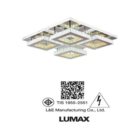 ไฟถาด LED LUMAX 01-A0205 64 วัตต์ DAYLIGHT/COOL WHITE/WARM WHITE สีเงิน 1 หัว_4