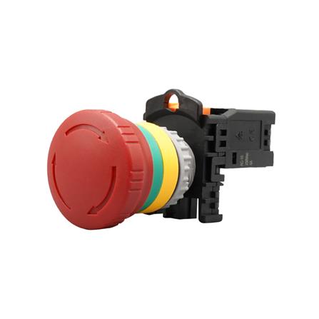 สวิตช์ปุ่มกดฉุกเฉิน TEND TN2BKR 22 มม. สีแดง_0