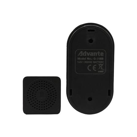 กระดิ่งไร้สายแบบเสียบปลั๊ก ADVANTE MINI G-316B สีดำ_2