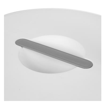 ถังน้ำกลมมีฝา PLIM 17 ลิตร สีขาว/เทา_4