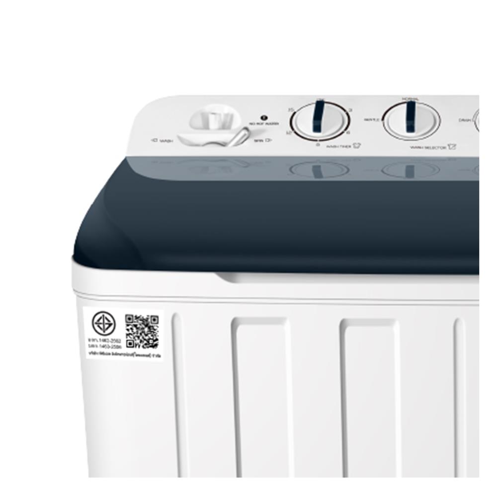 เครื่องซักผ้า 2 ถัง TCL WT109FTTG 10 กก. สีขาวเทา