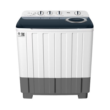 เครื่องซักผ้า 2 ถัง TCL WT109FTTG 10 กก. สีขาวเทา