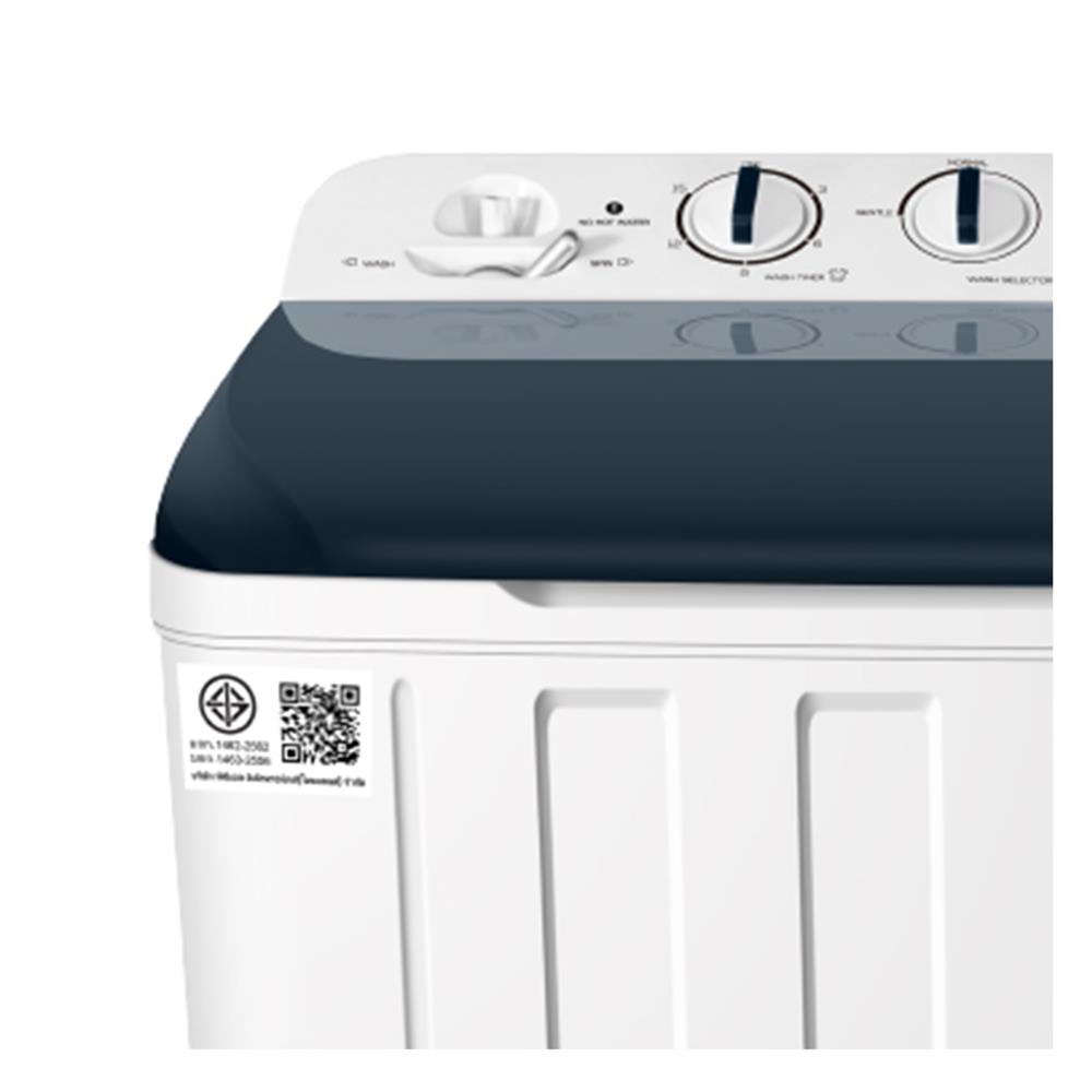เครื่องซักผ้า 2 ถัง TCL WT149FTTG 14 กก. สีขาวเทา