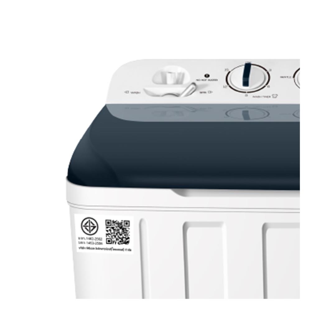 เครื่องซักผ้า 2 ถัง TCL WT099FTTG 9 กก. สีขาวเทา