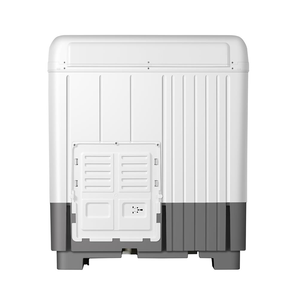 เครื่องซักผ้า 2 ถัง TCL WT099FTTG 9 กก. สีขาวเทา