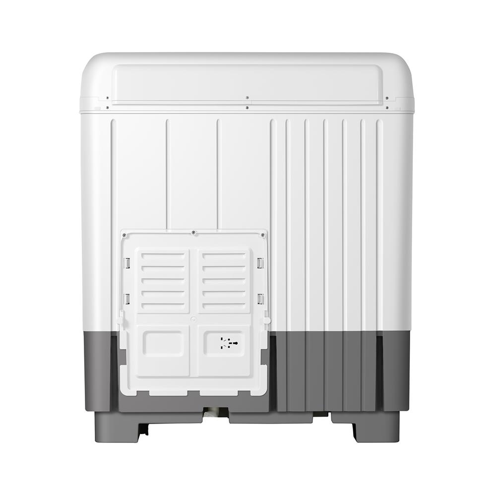 เครื่องซักผ้า 2 ถัง TCL WT201FTTW 20 กก. สีขาวเทา