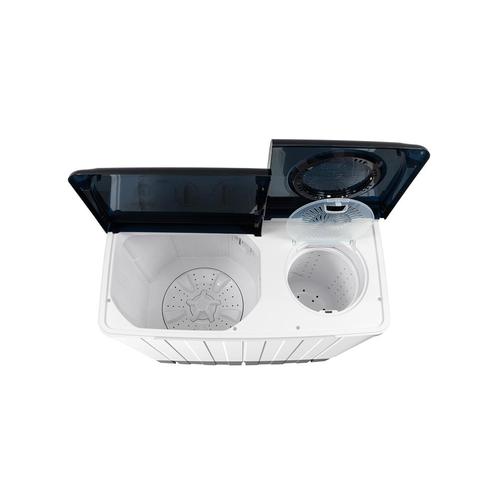 เครื่องซักผ้า 2 ถัง TCL WT201FTTW 20 กก. สีขาวเทา