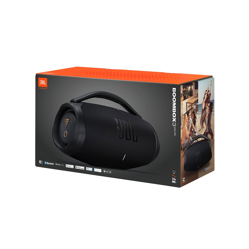 ลำโพงพกพา JBL BOOMBOX 3 WIFI สีดำ