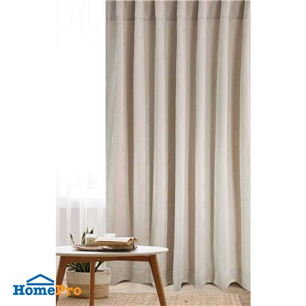 ผ้าม่านซ่อนหู HOME LIVING STYLE HORY UV 140X220 ซม. สีครีม_4