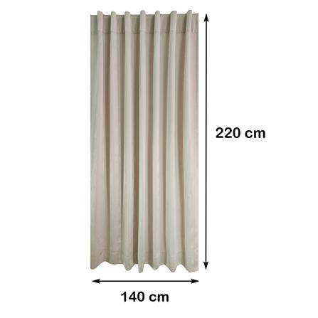ผ้าม่านซ่อนหู HOME LIVING STYLE HORY UV 140X220 ซม. สีครีม_6