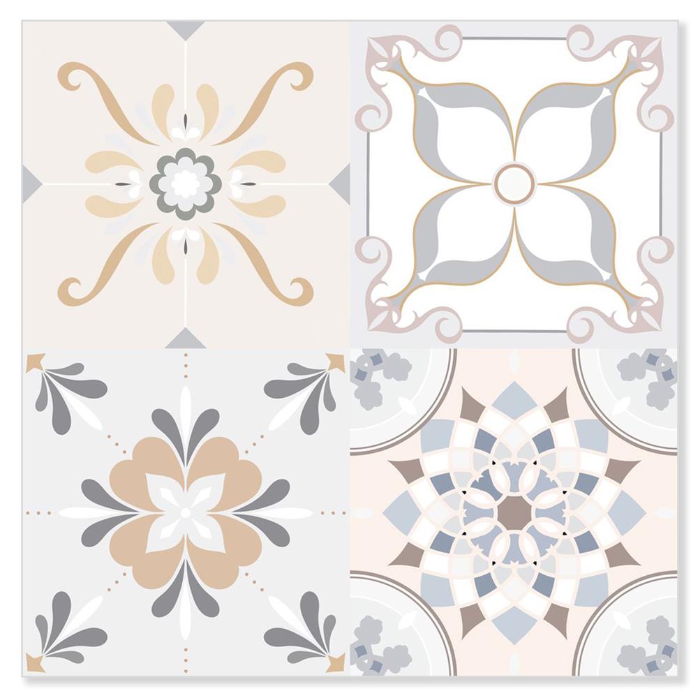 กระเบื้องพื้น 16x16 นิ้ว DURAGRES ฮันโจ คัลเลอร์ฟูล A 0.96 ตร.ม.