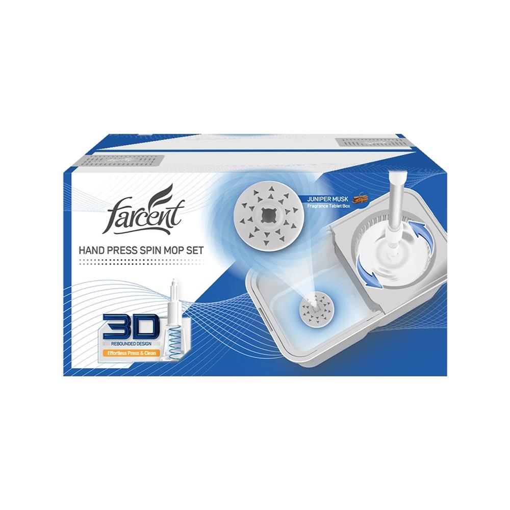 ชุดอุปกรณ์ถังปั่น FARCENT HAND PRESS SPIN MOP WW6105