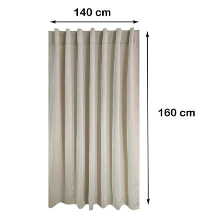 ผ้าม่านซ่อนหู HOME LIVING STYLE HORY UV 140X160 ซม. สีครีม_6