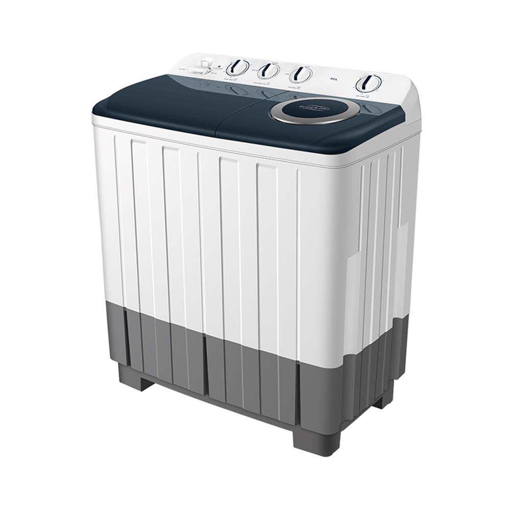 เครื่องซักผ้า 2 ถัง TCL WT129FTTG 12 กก. สีขาวเทา