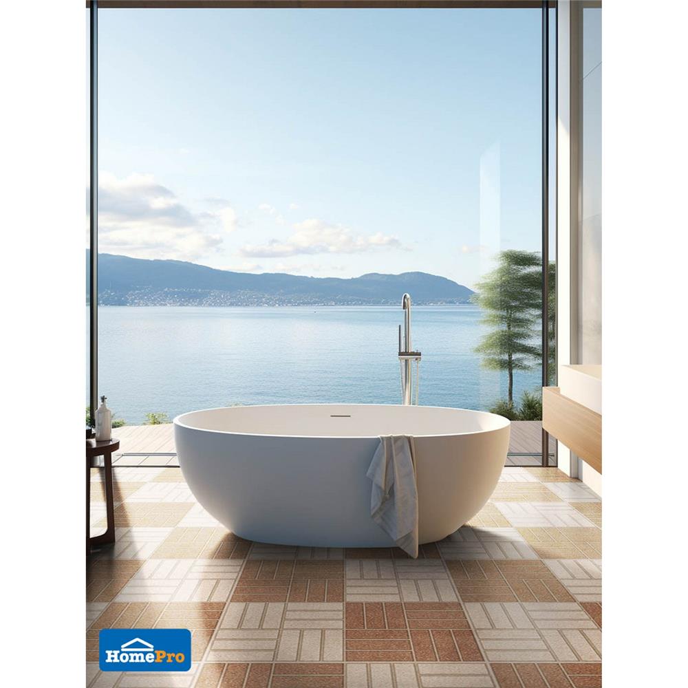 กระเบื้องพื้น 16x16 นิ้ว ภูผา มั่นคง เบจ A 0.96 ตร.ม.