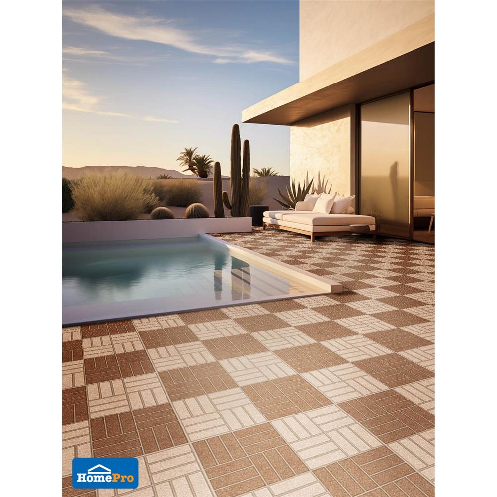 กระเบื้องพื้น 16x16 นิ้ว ภูผา มั่นคง เบจ A 0.96 ตร.ม.