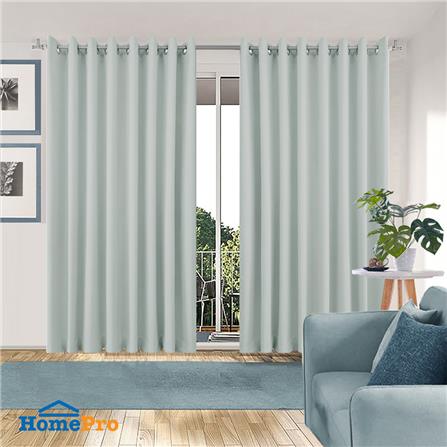 ผ้าม่าน EYELET HOME LIVING STYLE VIOLA UV 270X220 ซม. สีเทา_4