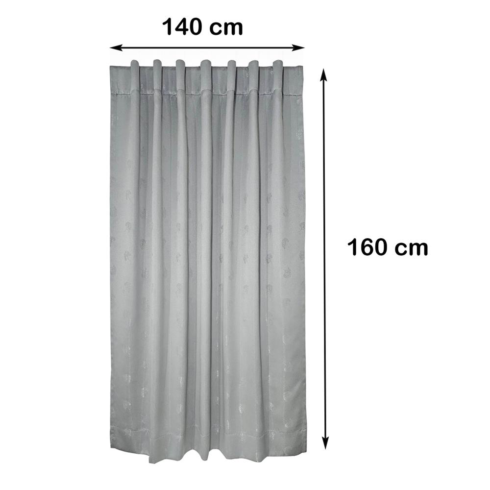 ผ้าม่านซ่อนหู HOME LIVING STYLE HORY UV 140X160 ซม. สีเทา