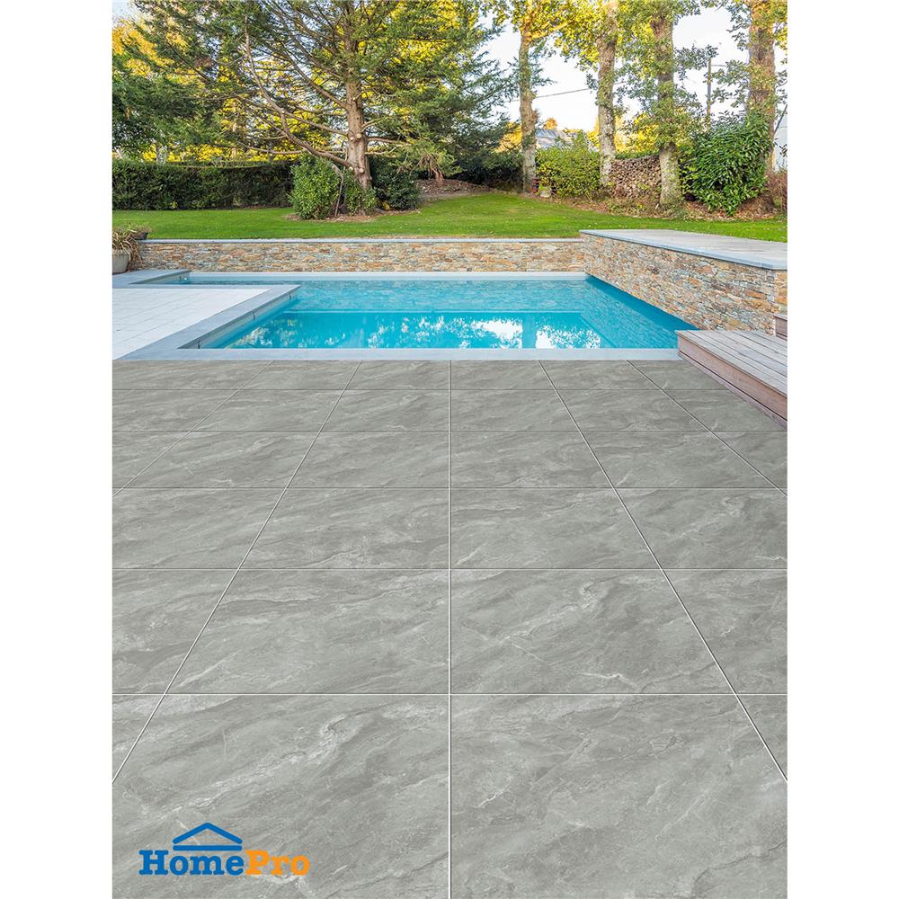 กระเบื้องพื้นพอร์ซเลน 60x60 ซม. CERGRES เน็กซัส เทา A 1.44 ตร.ม.