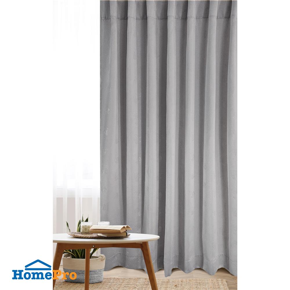 ผ้าม่านซ่อนหู HOME LIVING STYLE HORY UV 140X220 ซม. สีเทา