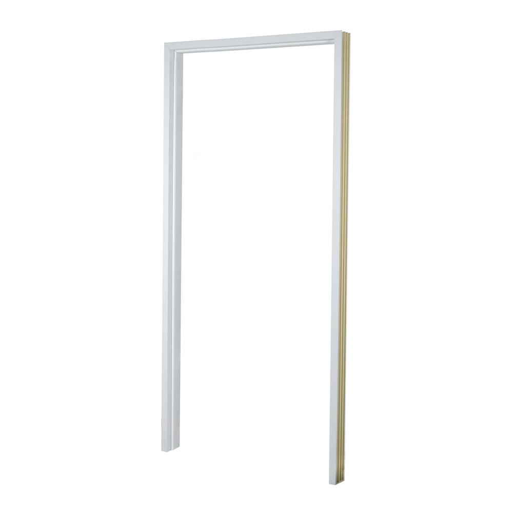 วงกบประตูไม้สังเคราะห์ WPC AZLE ULTRA 4 90x200 ซม. สีขาว ลายไม้