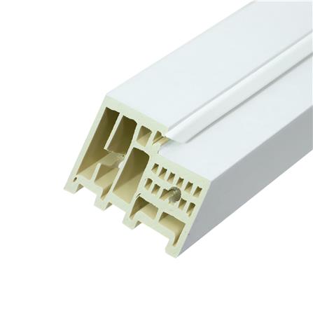 วงกบประตูไม้สังเคราะห์ WPC AZLE ULTRA 4 90x200 ซม. สีขาว ลายไม้_3