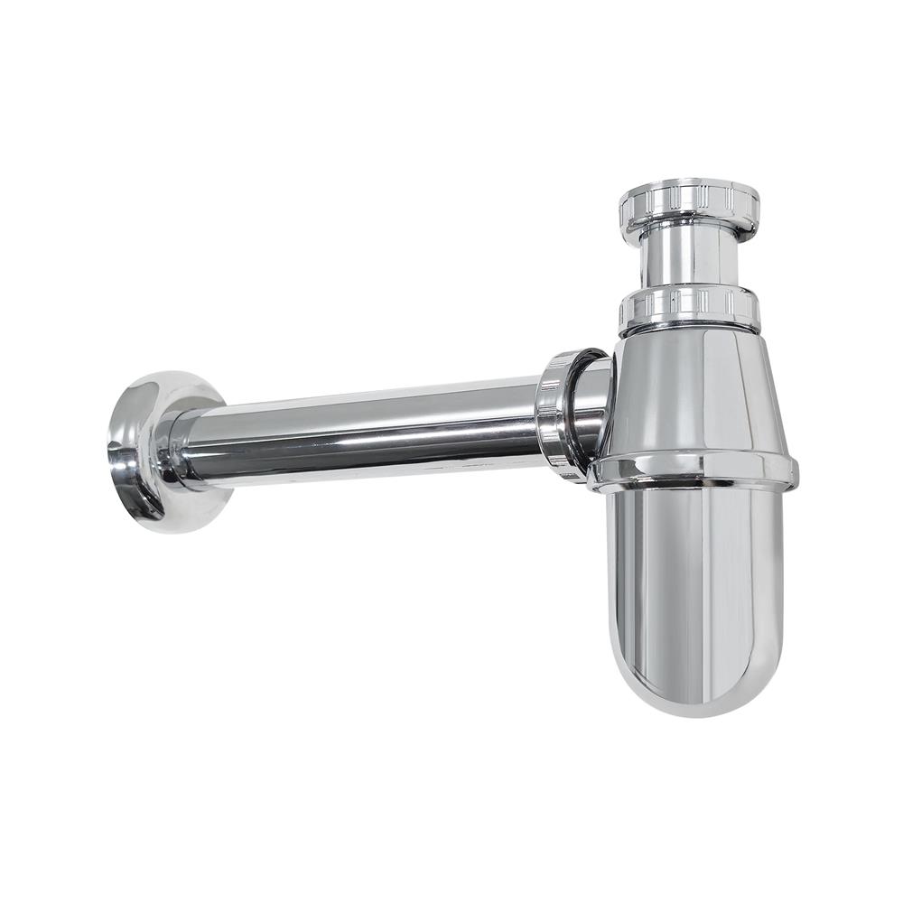 ชุดท่อน้ำทิ้งอ่างล้างหน้ากระปุก MOYA 20 ซม. สีโครม