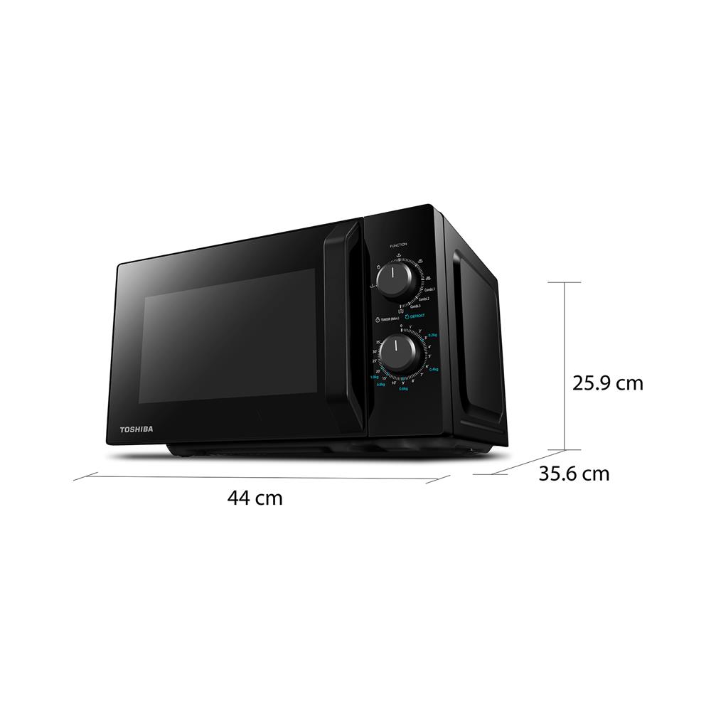 ไมโครเวฟ TOSHIBA MW2-MG20PE(BK) 20 ลิตร
