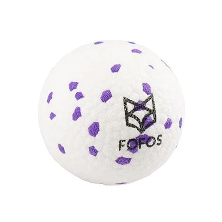 ของเล่นสุนัข FOFOS SUPER BOUNCE BALL ไซซ์ S สีขาว/ม่วง_0
