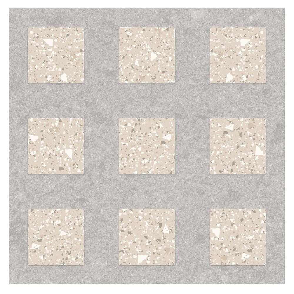 กระเบื้องพื้นพอร์ซเลน  40x40 ซม. TARA โมบี้ โบน A 0.96 ตร.ม.