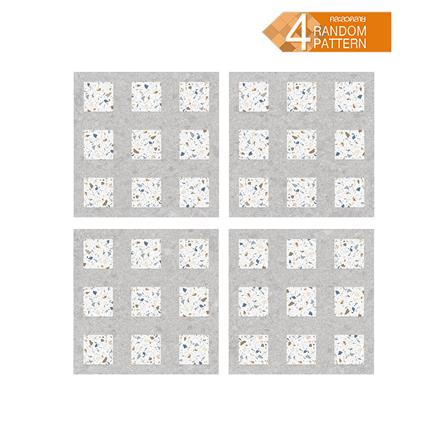 กระเบื้องพื้นพอร์ซเลน  40x40 ซม. TARA โมบี้ ขาว A 0.96 ตร.ม._1