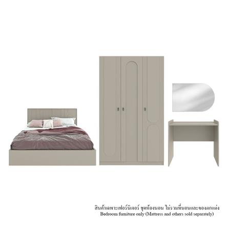 ชุดห้องนอน 5 ฟุต SB FURNITURE LAVIQUE 59060073 สี PASTELA CREAM
