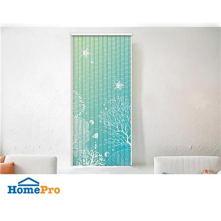มู่ลี่ PVC HOME LIVING STYLE TURQUOISE 80X200 ซม. สีฟ้า_2