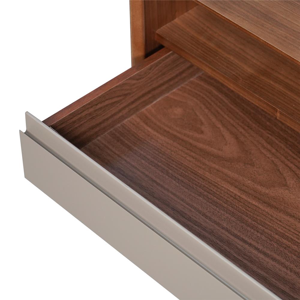 โต๊ะข้างเตียง FURDINI BRISTOL BR-155 58 ซม. สีวอลนัท/น้ำตาล