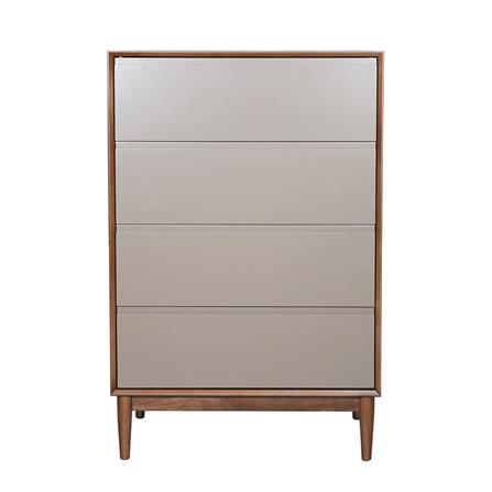 ตู้ลิ้นชัก 4 ลิ้นชัก FURDINI BRISTOL BR-155 สีวอลนัท/น้ำตาล_1