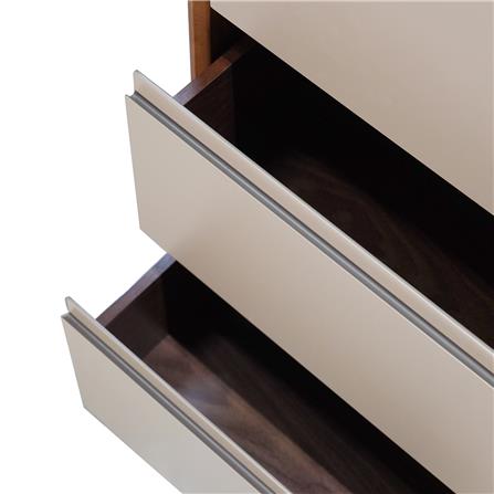 ตู้ลิ้นชัก 4 ลิ้นชัก FURDINI BRISTOL BR-155 สีวอลนัท/น้ำตาล_4