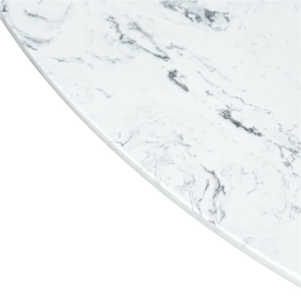 โต๊ะอาหาร BENETTA SIENA สีหินอ่อนขาว/วอลนัท