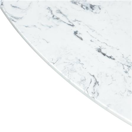 โต๊ะอาหาร BENETTA SIENA สีหินอ่อนขาว/วอลนัท_1