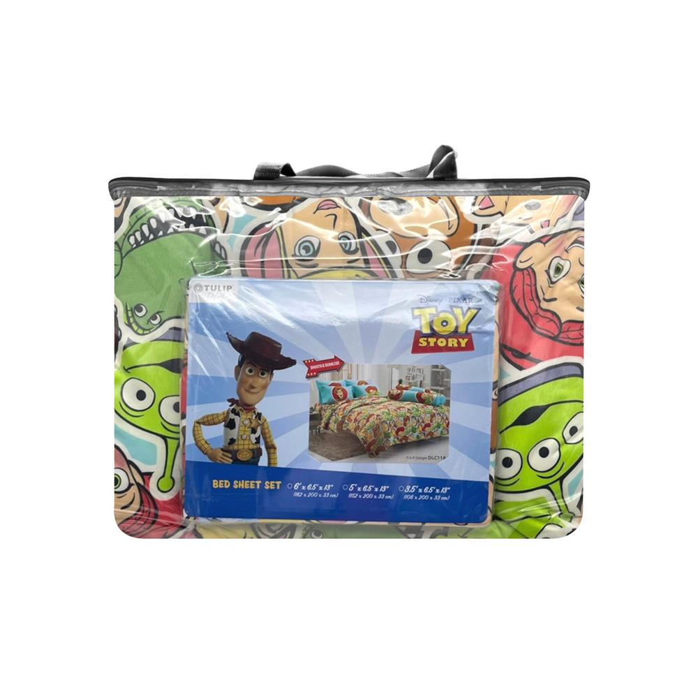 ชุดผ้าปูที่นอน 6 ฟุต 6 ชิ้น TULIP TOYSTORY 60204-DLC118