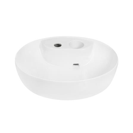 อ่างล้างหน้าวางบนเคาน์เตอร์ MOYA LX-5667 สีขาว_1