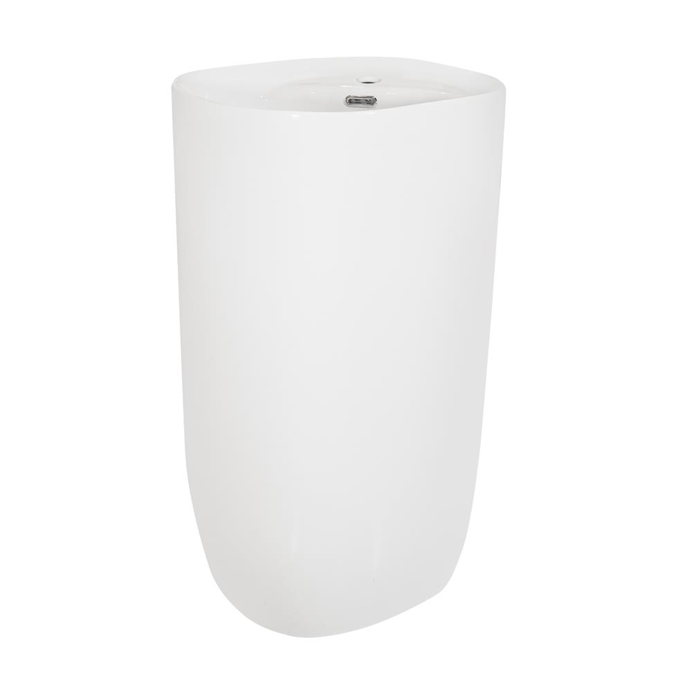 อ่างล้างหน้าเคาน์เตอร์ MOYA LX-8026C สีขาว