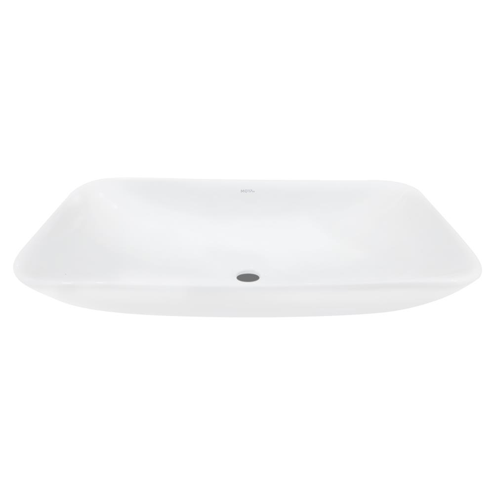 อ่างล้างหน้าวางบนเคาน์เตอร์ MOYA 236 สีขาว
