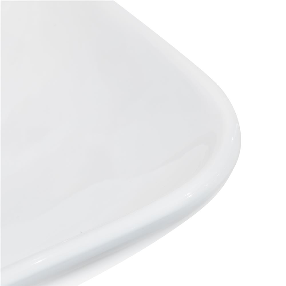 อ่างล้างหน้าวางบนเคาน์เตอร์ MOYA 236 สีขาว