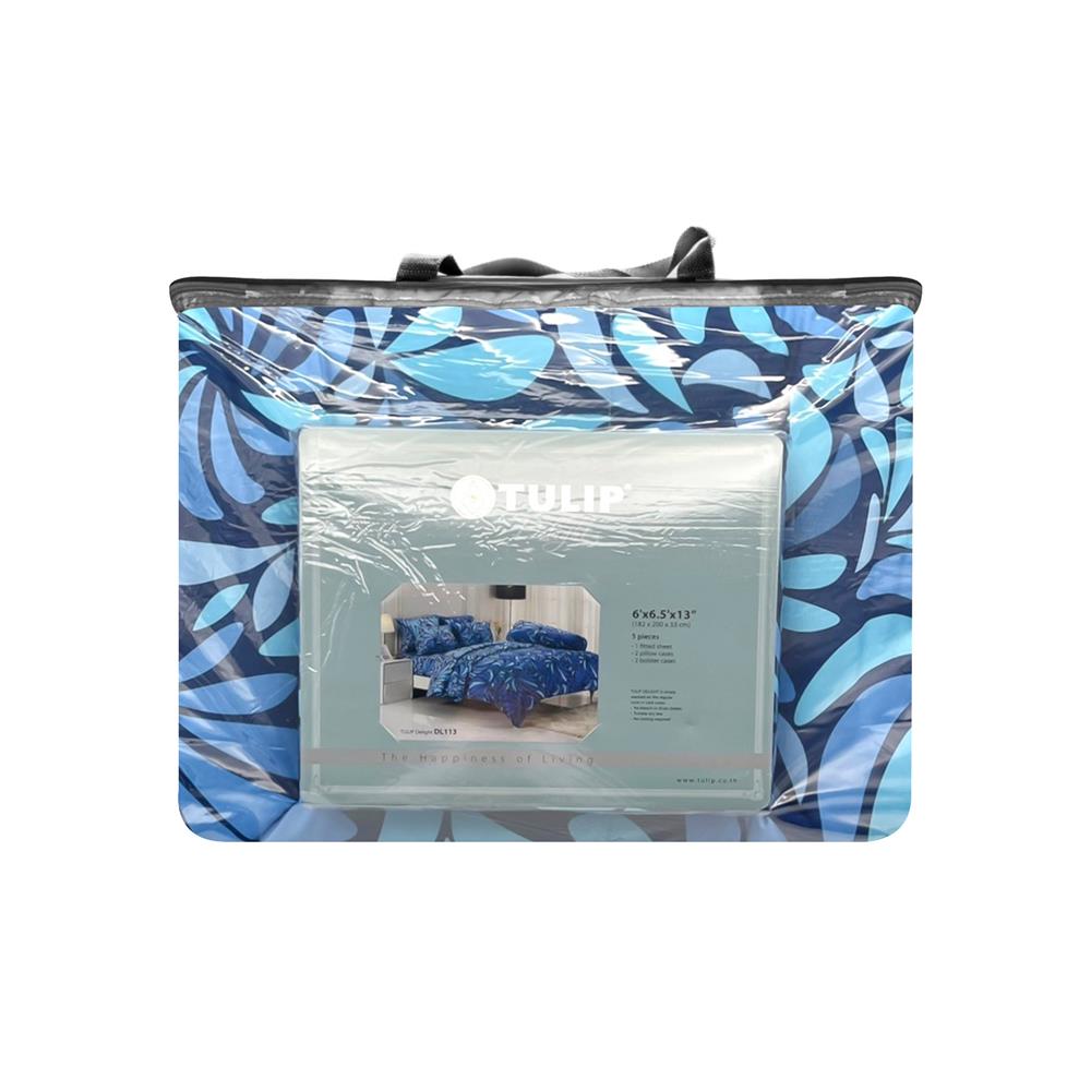 ชุดผ้าปูที่นอน 6 ฟุต 6 ชิ้น TULIP DELIGHT 60204-DL113